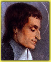 icono de san Luis Maria  grignon de Montfort enlace a Wikipedia